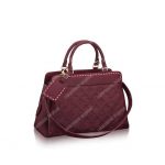 LV Vosges MM Bag Monogram Empreinte Leather Raisin