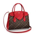LV Florine Tote Bag Monogram Canvas Red