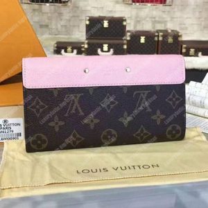 LV Pallas Wallet Monogram Canvas Rose Ballerine Pink - Image 3
