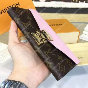 LV Pallas Wallet Monogram Canvas Rose Ballerine Pink - Image 6