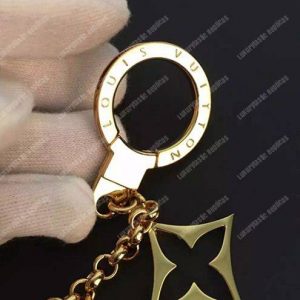 LV Fleur de Monogram Bag Charm Chain - Image 6