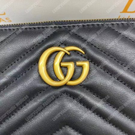 Gucci GG Marmont Mini Chain Bag Black - Image 10