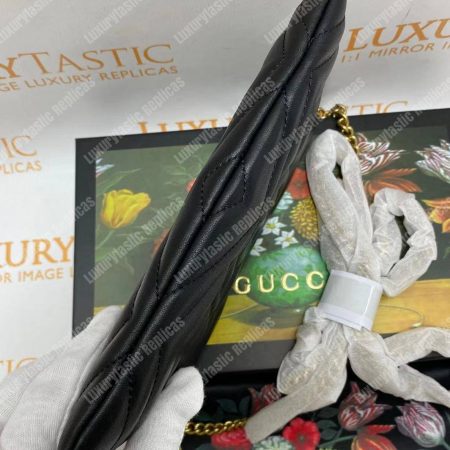 Gucci GG Marmont Mini Chain Bag Black - Image 14
