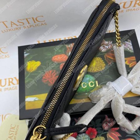 Gucci GG Marmont Mini Chain Bag Black - Image 15