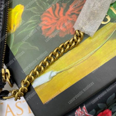 Gucci GG Marmont Mini Chain Bag Black - Image 16