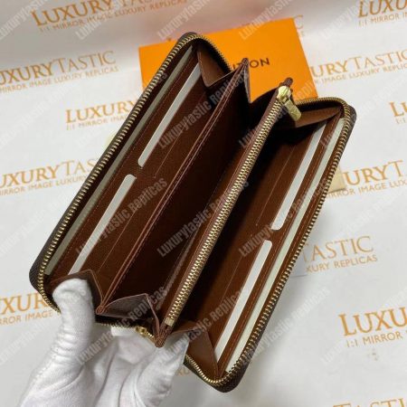 LV Zippy Wallet Monogram Brown - Image 16