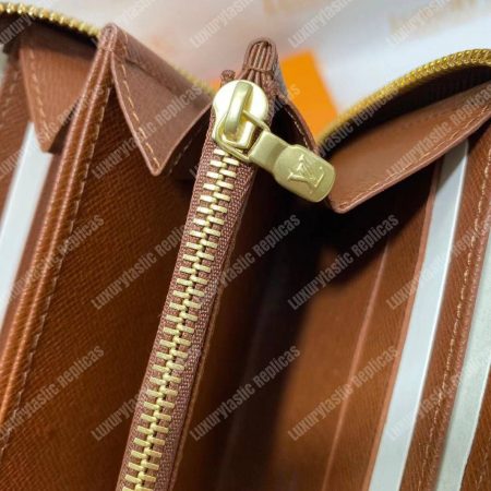 LV Zippy Wallet Monogram Brown - Image 17
