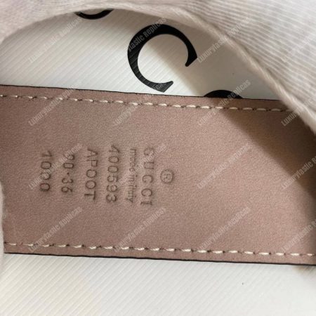 Gucci Black Leather Belt with Double G Buckle - Image 13