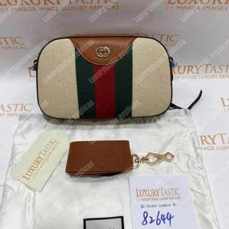 Gucci Vintage Canvas Shoulder Bag - Image 10