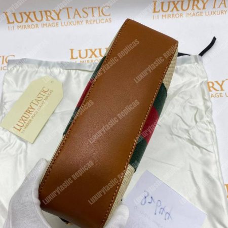 Gucci Vintage Canvas Shoulder Bag - Image 18