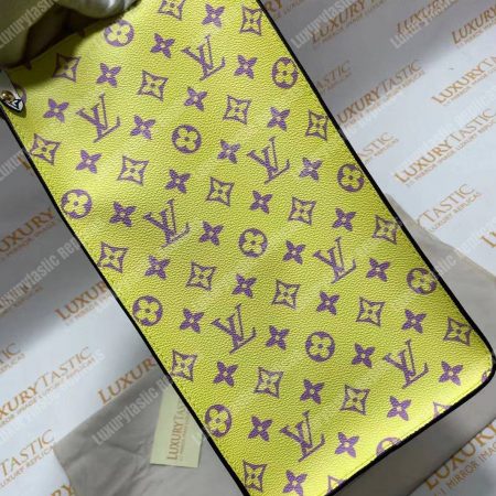 LV Onthego Monogram Toron Handle Rouge Tote Bag GM - Image 11