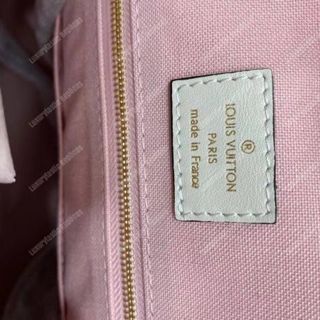 LV Onthego Monogram Toron Handle Rouge Tote Bag GM - Image 14