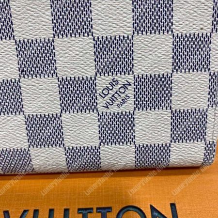 LV Zippy Wallet Damier Azur - Image 9