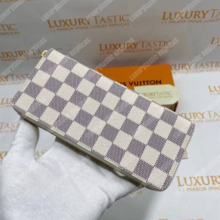 LV Zippy Wallet Damier Azur - Image 10