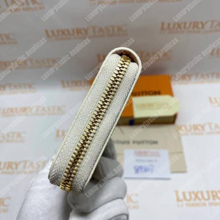 LV Zippy Wallet Damier Azur - Image 11