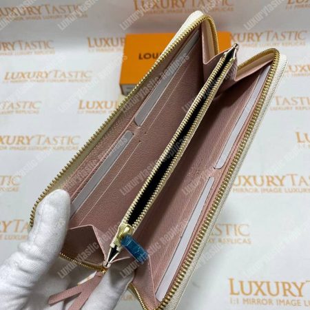 LV Zippy Wallet Damier Azur - Image 15