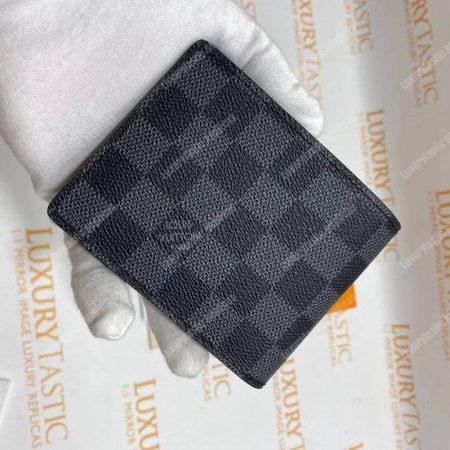 LV Slender Wallet Damier Graphite Blue Stripe - Image 10