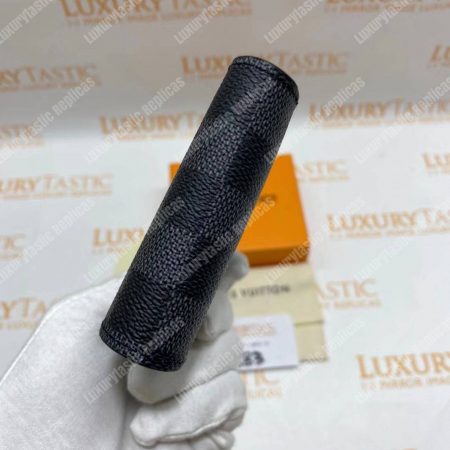 LV Slender Wallet Damier Graphite Blue Stripe - Image 13