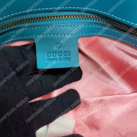 Gucci GG Marmont Velvet Shoulder Bag Blue - Image 20