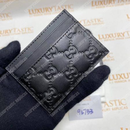 Gucci GG Marmont Card Case Metal Detail Black - Image 7