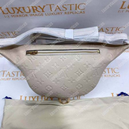 LV Monogram Empreinte Bumbag Creme Beige - Image 10
