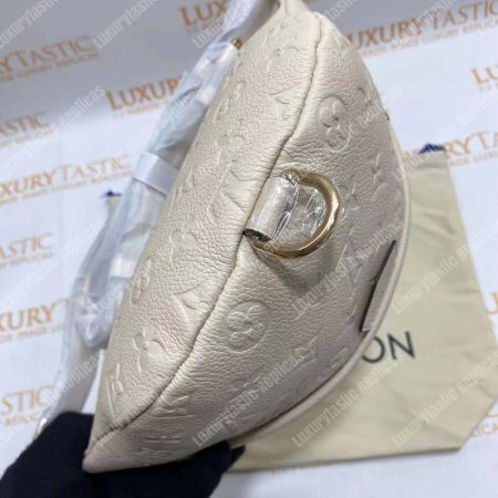 LV Monogram Empreinte Bumbag Creme Beige - Image 13