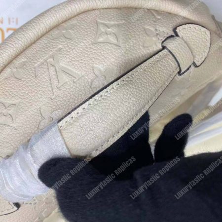 LV Monogram Empreinte Bumbag Creme Beige - Image 15