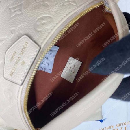 LV Monogram Empreinte Bumbag Creme Beige - Image 16