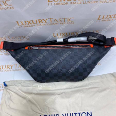 LV Damier Cobalt Canvas Race Discovery Bumbag - Image 12