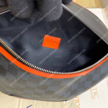 LV Damier Cobalt Canvas Race Discovery Bumbag - Image 19