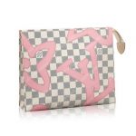 LV Toiletry Pouch 26 Damier Azur Canvas