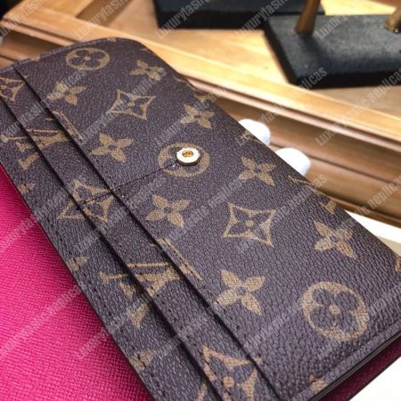 LV Sarah Wallet Monogram Fuchsia - Image 3