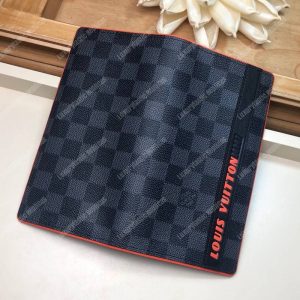 LV Race Brazza Wallet Damier Cobalt - Image 3