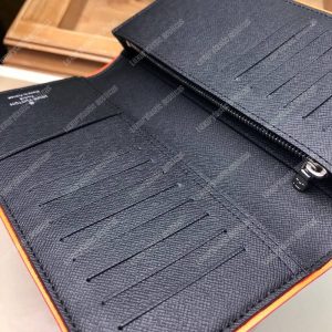 LV Race Brazza Wallet Damier Cobalt - Image 6