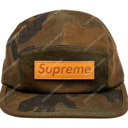 Louis Vuitton x Supreme Camouflage Limited Edition 5 Panels Cap Hat - Image 7