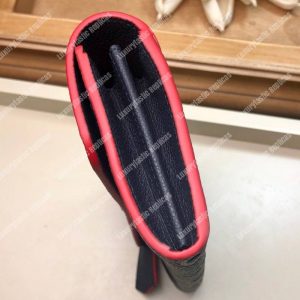 LV Pont-Neuf Wallet Monogram Empreinte leather Marine Rouge - Image 3