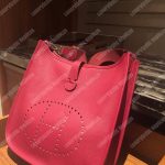 Hermes Evelyne III 29 Clemence Bag Rose Extreme