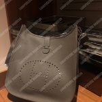 Replica Hermes Evelyne III 29 Clemence Bag Etain