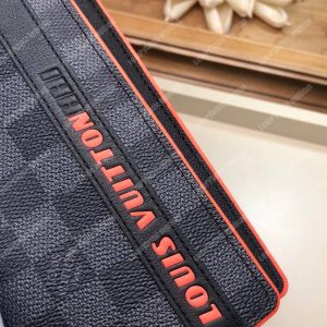 LV Race Brazza Wallet Damier Cobalt - Image 4