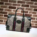 Gucci Soft GG Supreme Duffle Bag Green