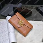 Gucci GG Marmont Leather Mini Chain Bag Tan