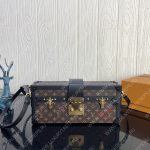 Louis Vuitton PETITE MALLE EAST WEST Brown M46120
