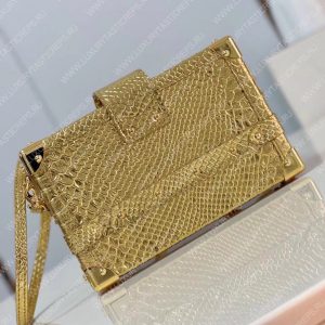 Louis Vuitton PETITE MALLE Nicolas Ghesquière Gold M44919 - Image 4