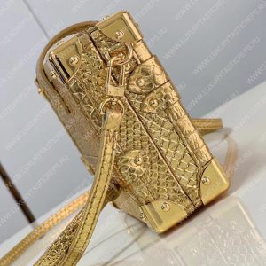 Louis Vuitton PETITE MALLE Nicolas Ghesquière Gold M44919 - Image 5