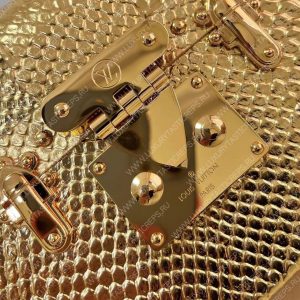 Louis Vuitton PETITE MALLE Nicolas Ghesquière Gold M44919 - Image 3