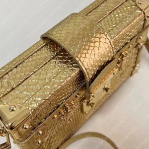 Louis Vuitton PETITE MALLE Nicolas Ghesquière Gold M44919 - Image 6