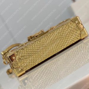Louis Vuitton PETITE MALLE Nicolas Ghesquière Gold M44919 - Image 8