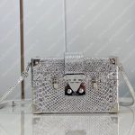 Louis Vuitton PETITE MALLE Nicolas Ghesquière Silver M44919