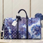 Louis Vuitton KEEPALL 50B Blue M20558