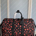 Louis Vuitton LV X YK KEEPALL 50 Black/Red M21674